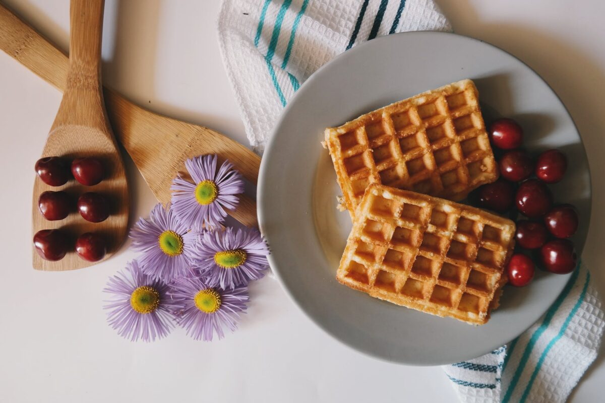 pexels-photo-131056 two waffles on plate